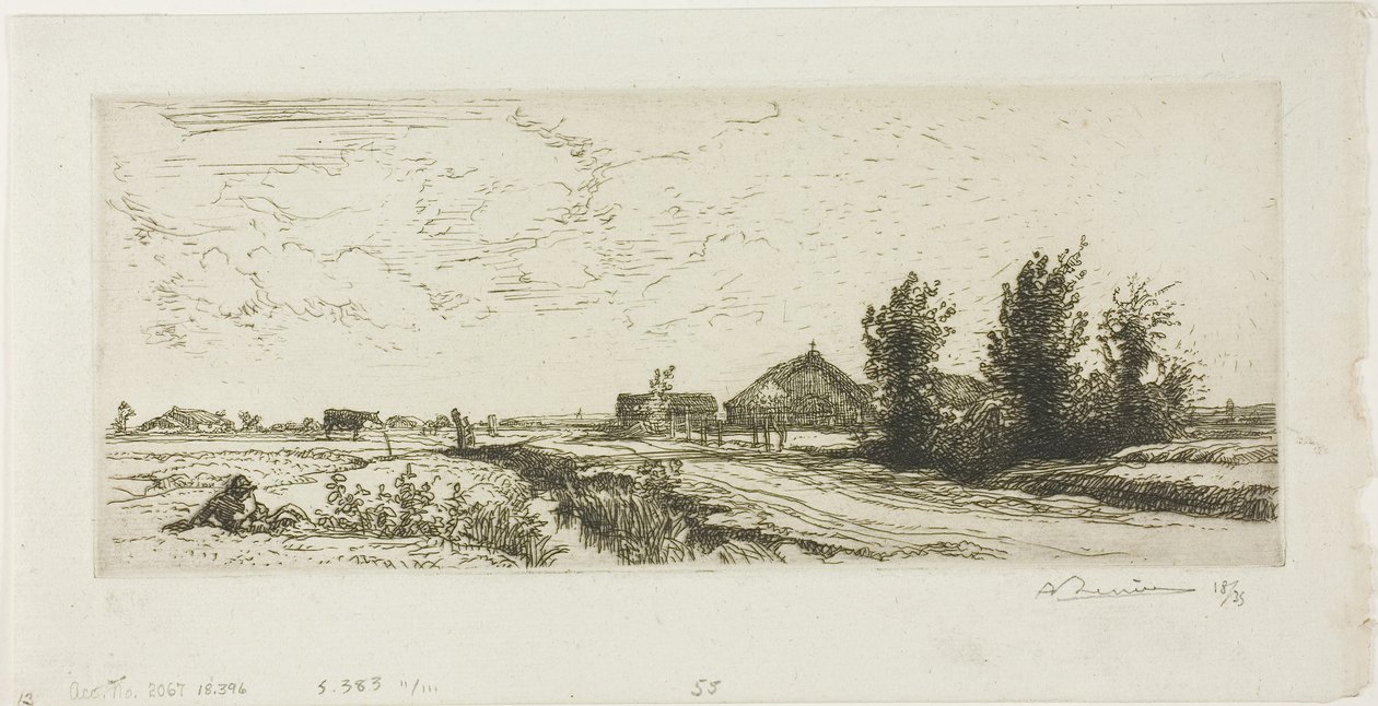 Den lilla koherden av Louis Auguste Lepère