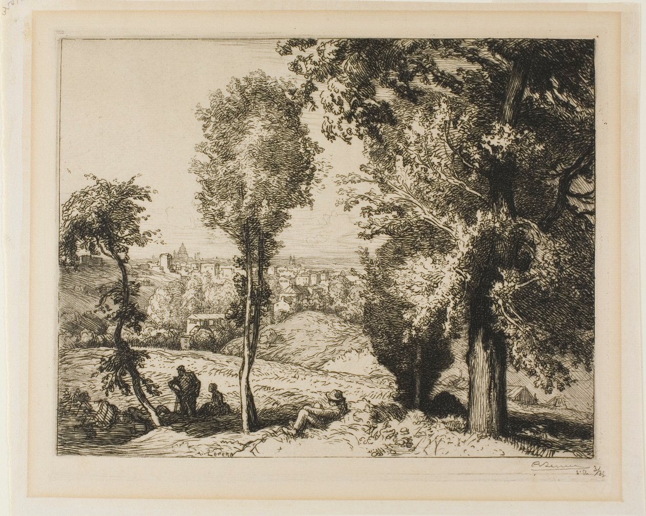 Till Gentilly av Louis Auguste Lepère