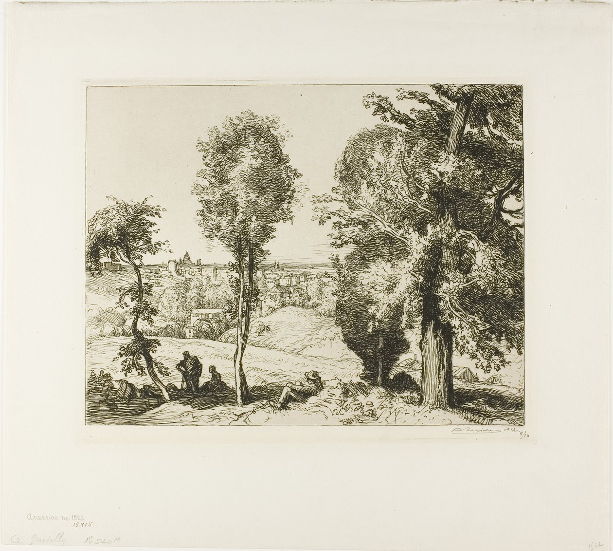 Till Gentilly av Louis Auguste Lepère