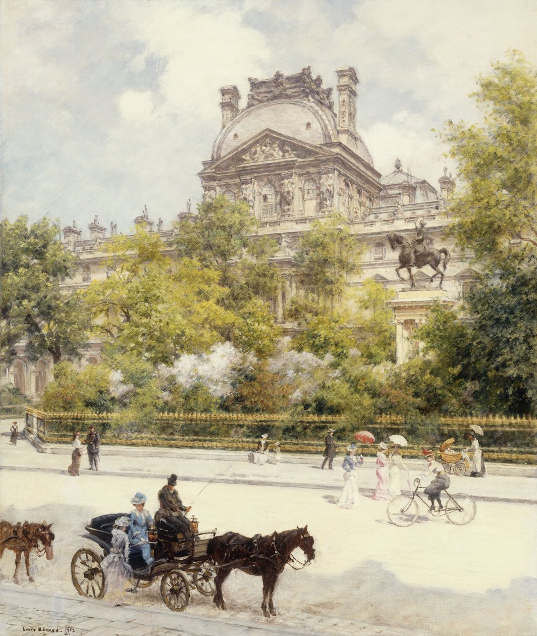 Louvrentorget av Louis Beraud