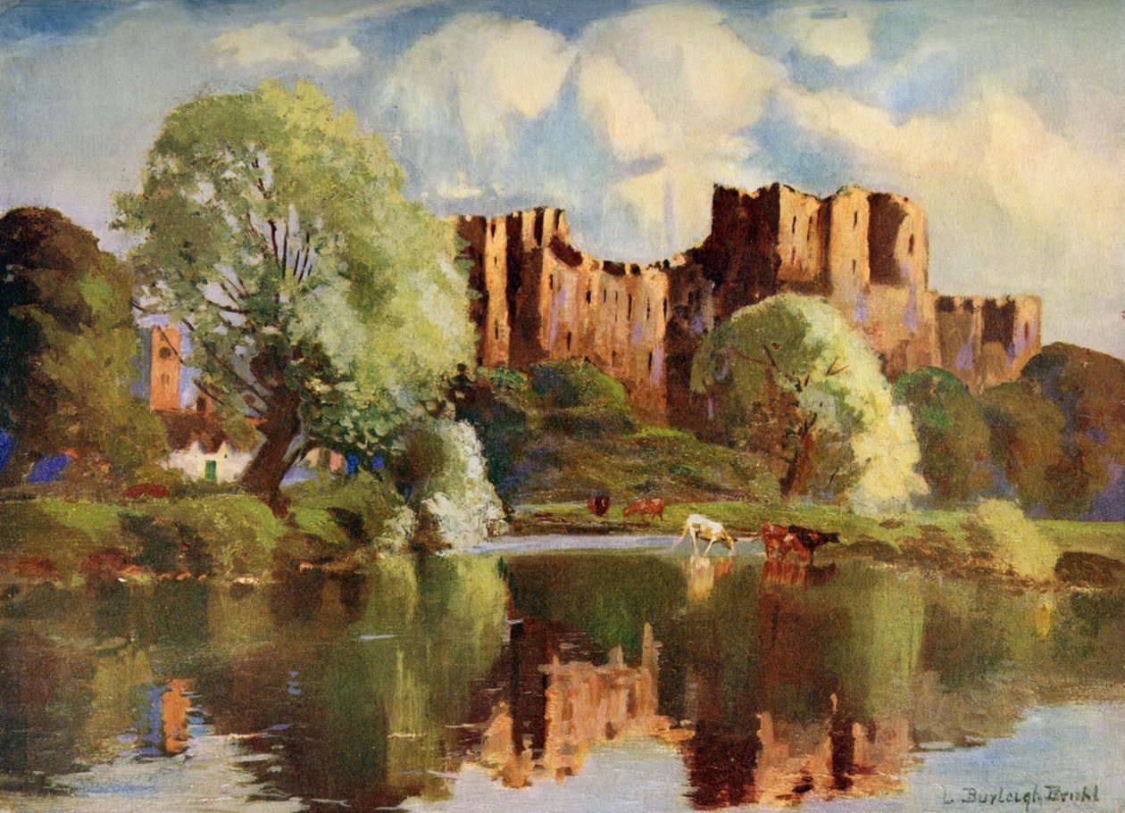 Ludlow Castle, Shropshire, 1924-1926. av Louis Burleigh Bruhl