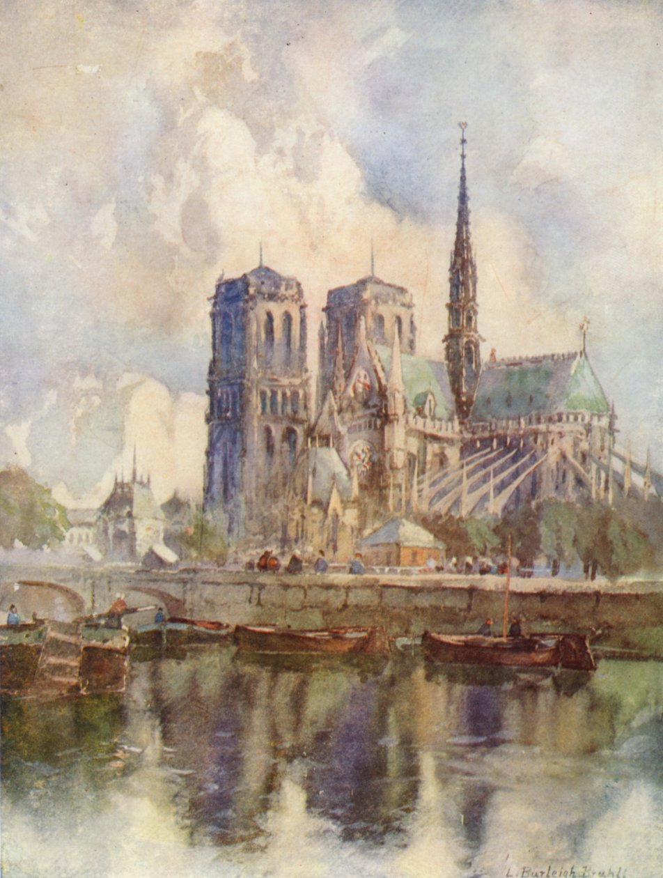 Notre-Dame-katedralen, Paris av Louis Burleigh Bruhl