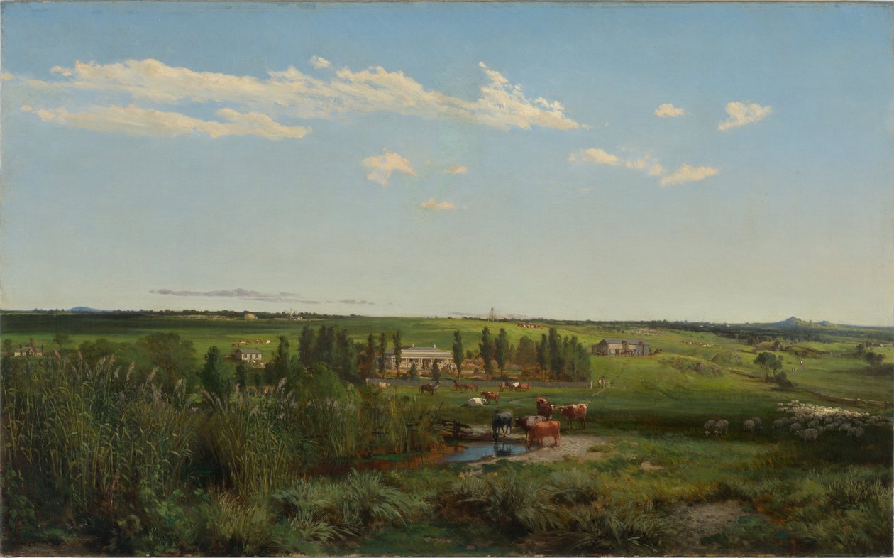 Mount Fyans hemman, 1869 av Louis Buvelot
