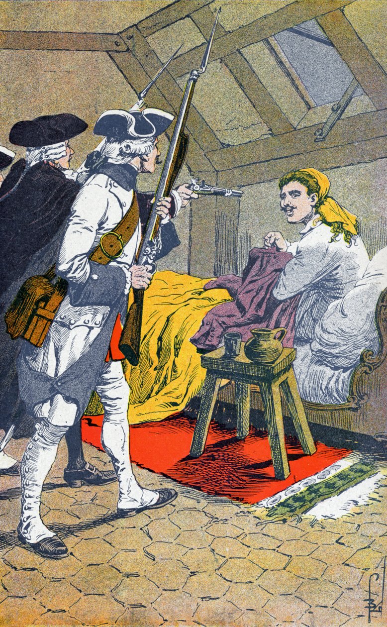 Patron arrestering av Louis Charles Bombled
