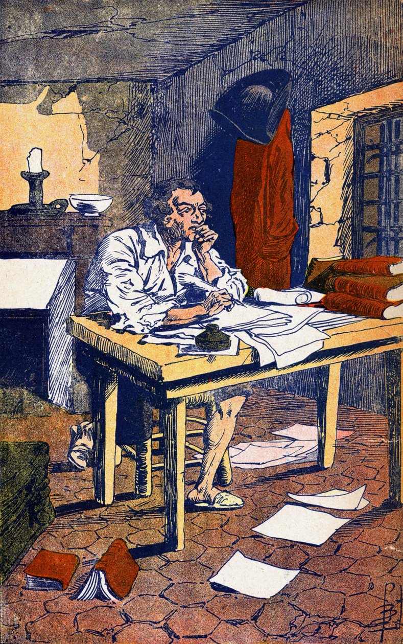 Mirabeau i Vincennes av Louis Charles Bombled