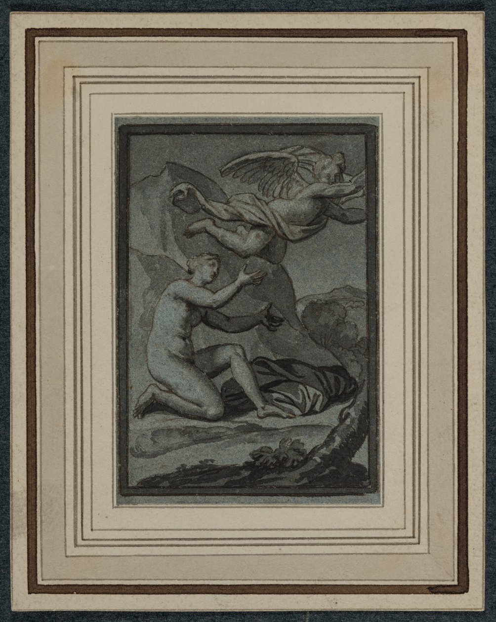Mytologisk scen, 1600-talet. av Louis Cheron