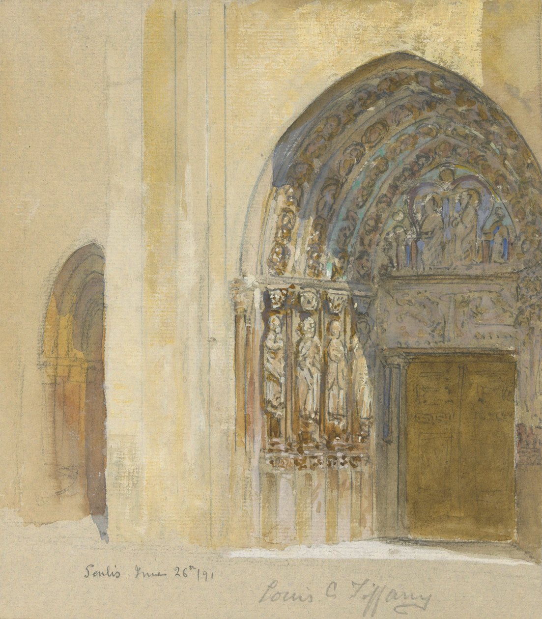 Senlis, 26 juni/91 av Louis Comfort Tiffany