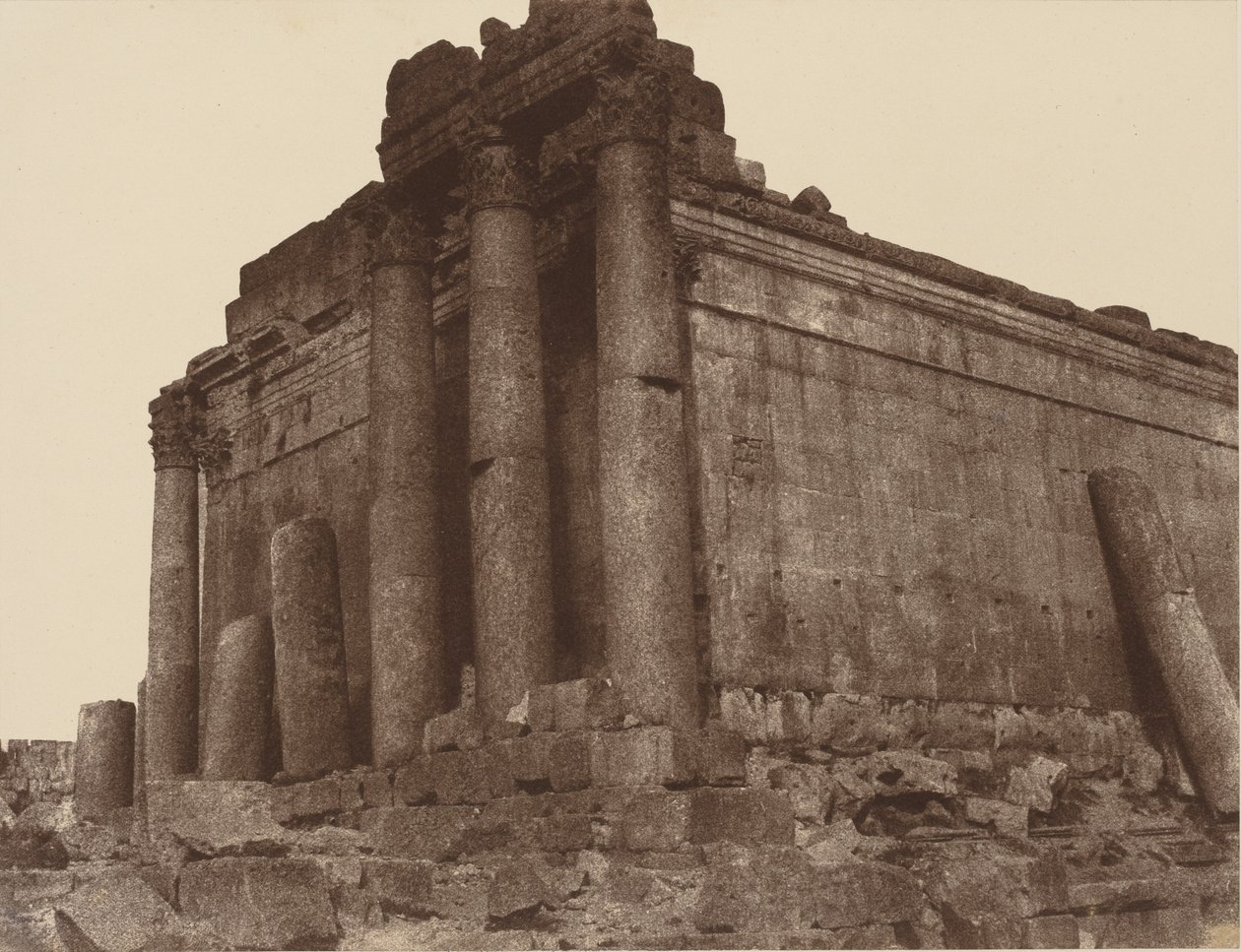 Baalbeck,1859 (foto) av Louis de Clercq