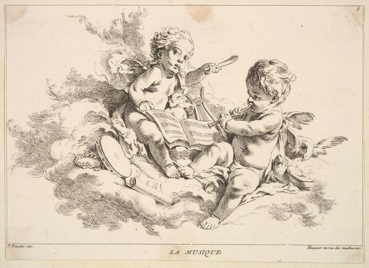 Musik. av Louis Felix de la Rue