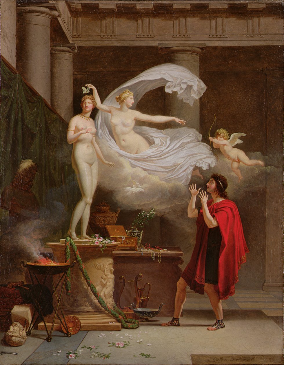 Pygmalion och Galatea av Louis Gauffier