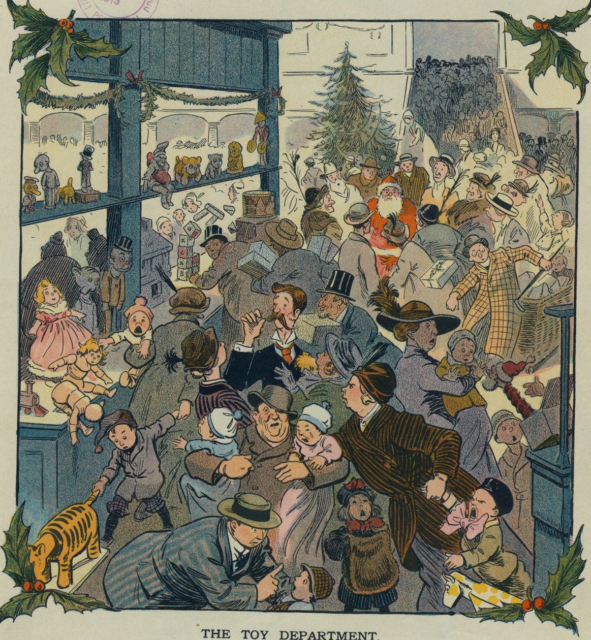 Leksaksavdelning, USA 1910-talet (tryck) av Louis Glackens