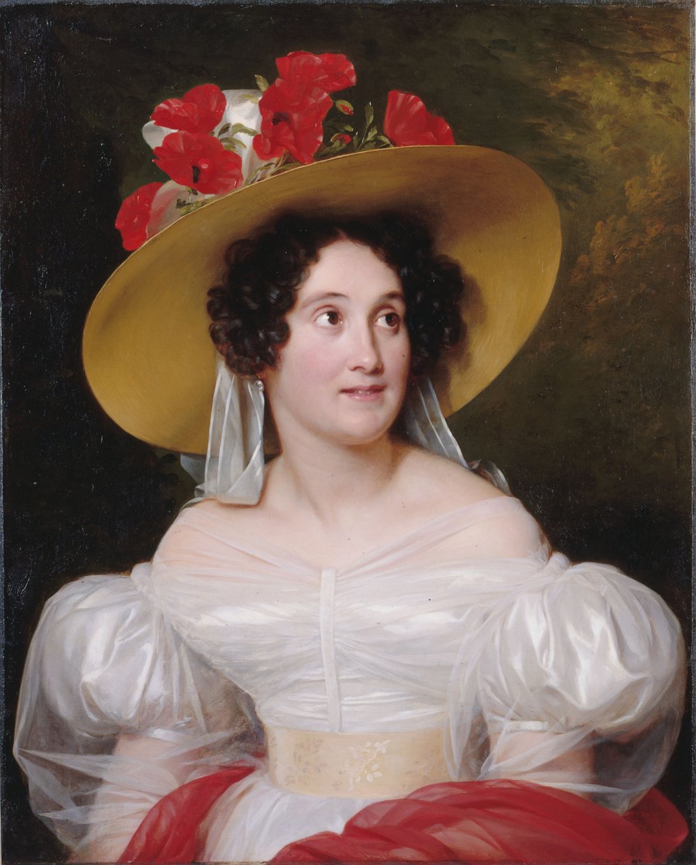 Porträtt av Madame Arachequesne, 1831. av Louise Marie Jeanne Hersent