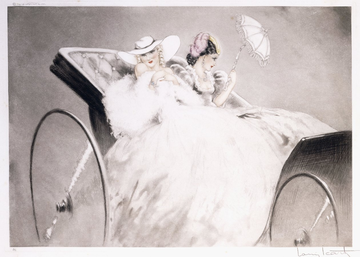 Champs Elysees av Louis Icart