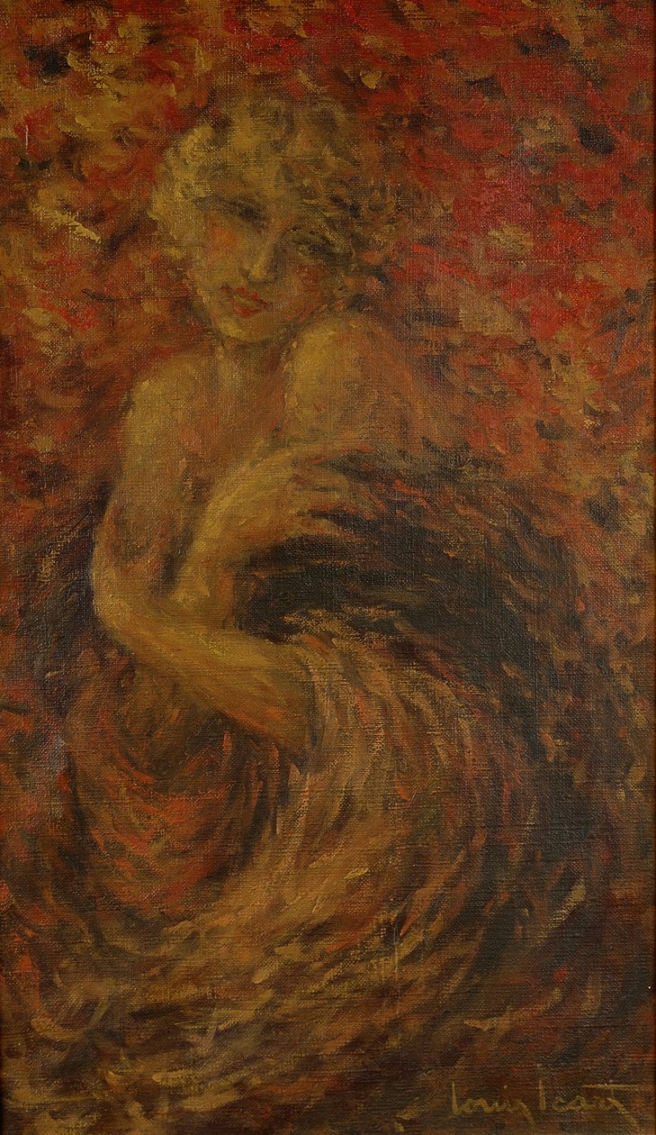Fanny, insvept i en kappa av Louis Icart