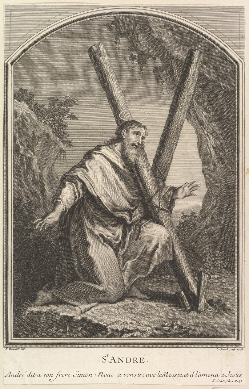 Sankt Andreas, 1726. av Louis Jacob