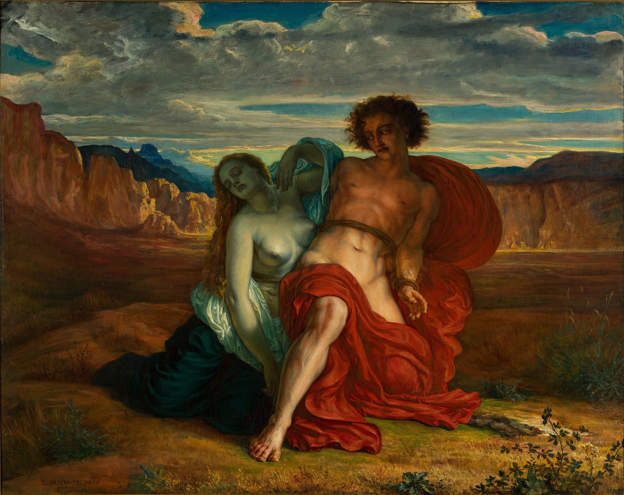 Tortyren av Mezentius, 1864 av Louis Janmot