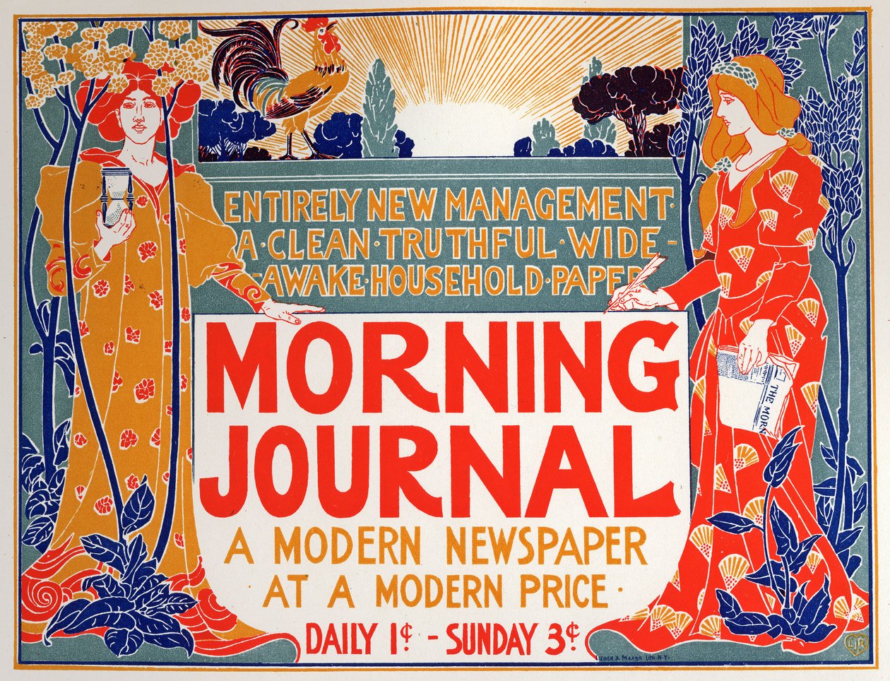 Morgontidning av Louis John Rhead