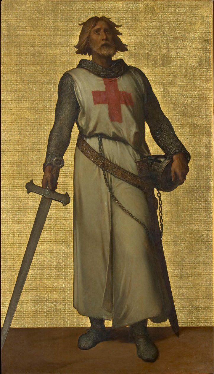 Godfrey av Bouillon, 1872-1877. av Louis Joseph Gallait
