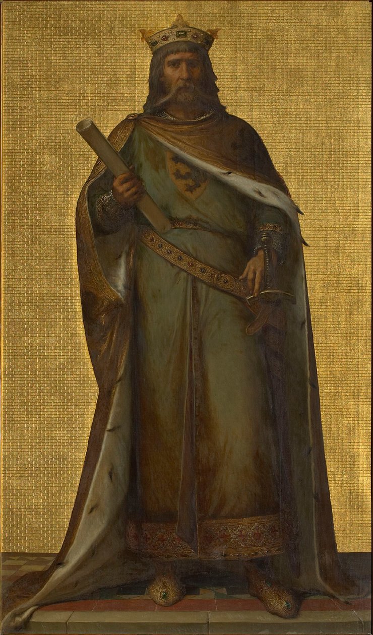 Filip I av Alsace, 1872-1877. av Louis Joseph Gallait