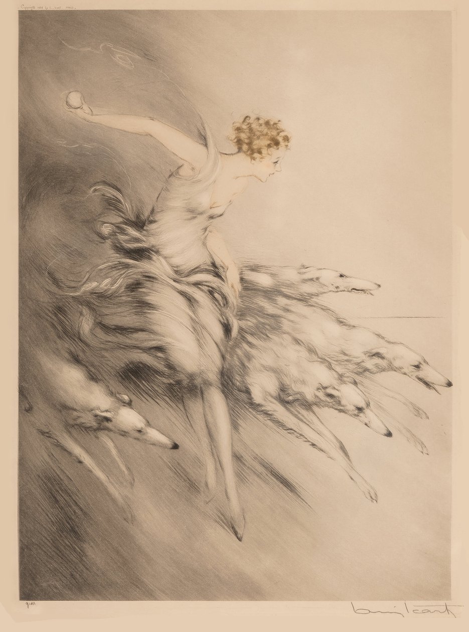 Älgen, 1928. av Louis Justin Laurent Icart