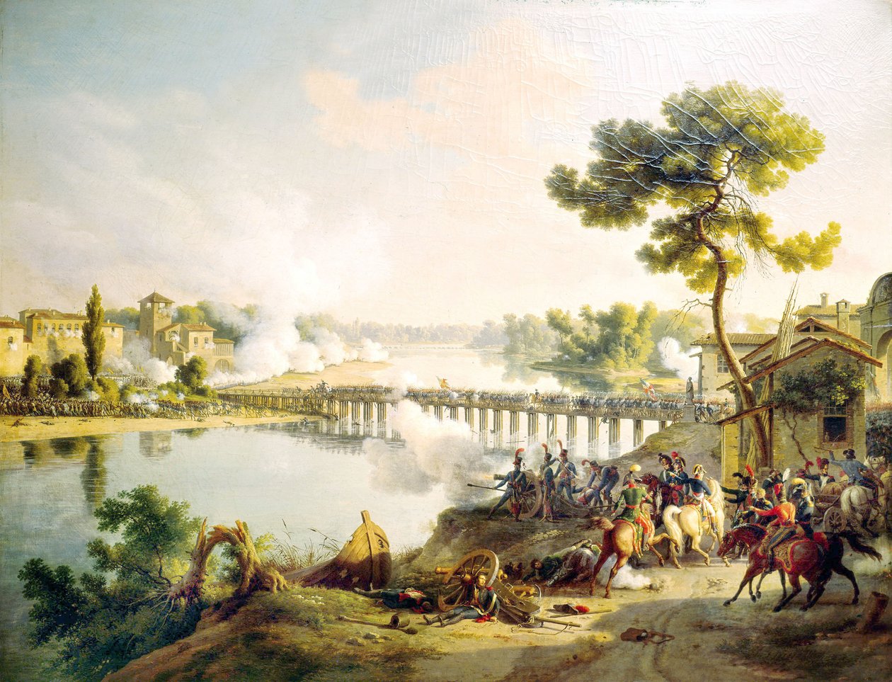 Slaget vid Lodi (1796) av Louis Lejeune