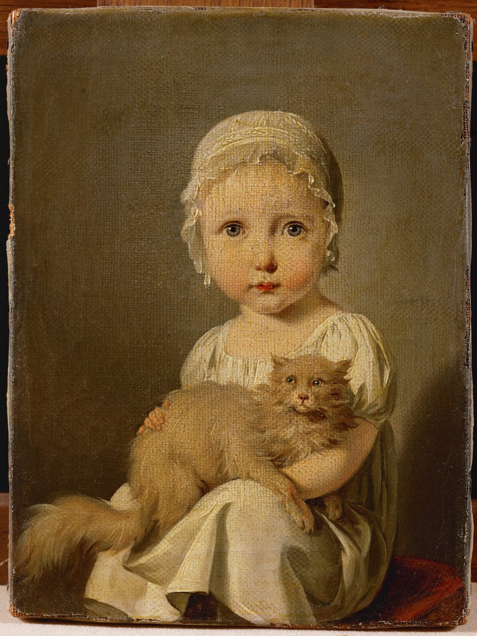 Gabrielle Arnault, barn - Gabrielle Arnault ... av Louis Leopold Boilly