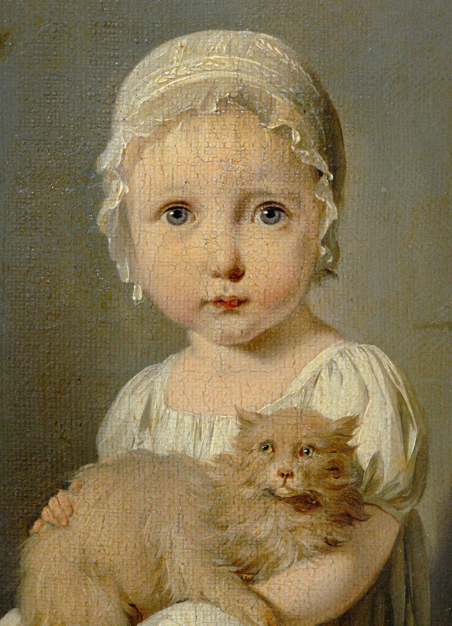 Gabrielle Arnault, barn - Gabrielle Arnault ... av Louis Leopold Boilly