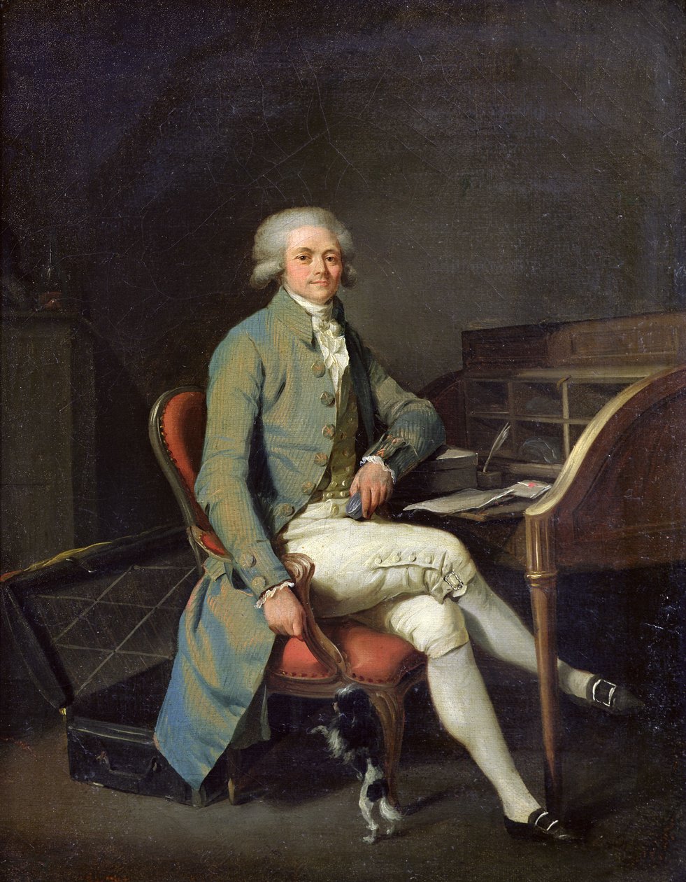 Maximilien de Robespierre (1758-94) av Louis Leopold Boilly