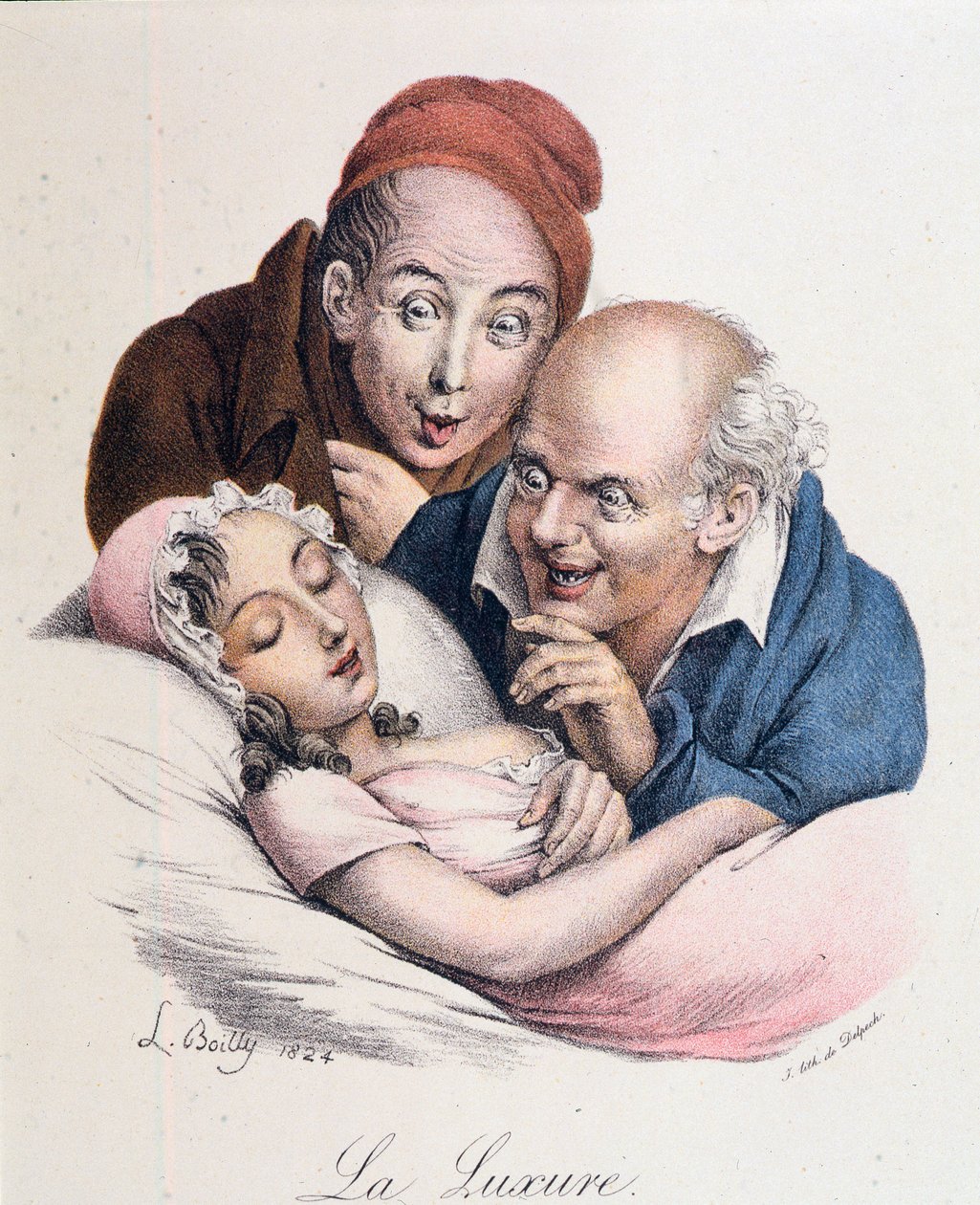 Seven Deadly Sins: Lust av Boilly av Louis Leopold Boilly