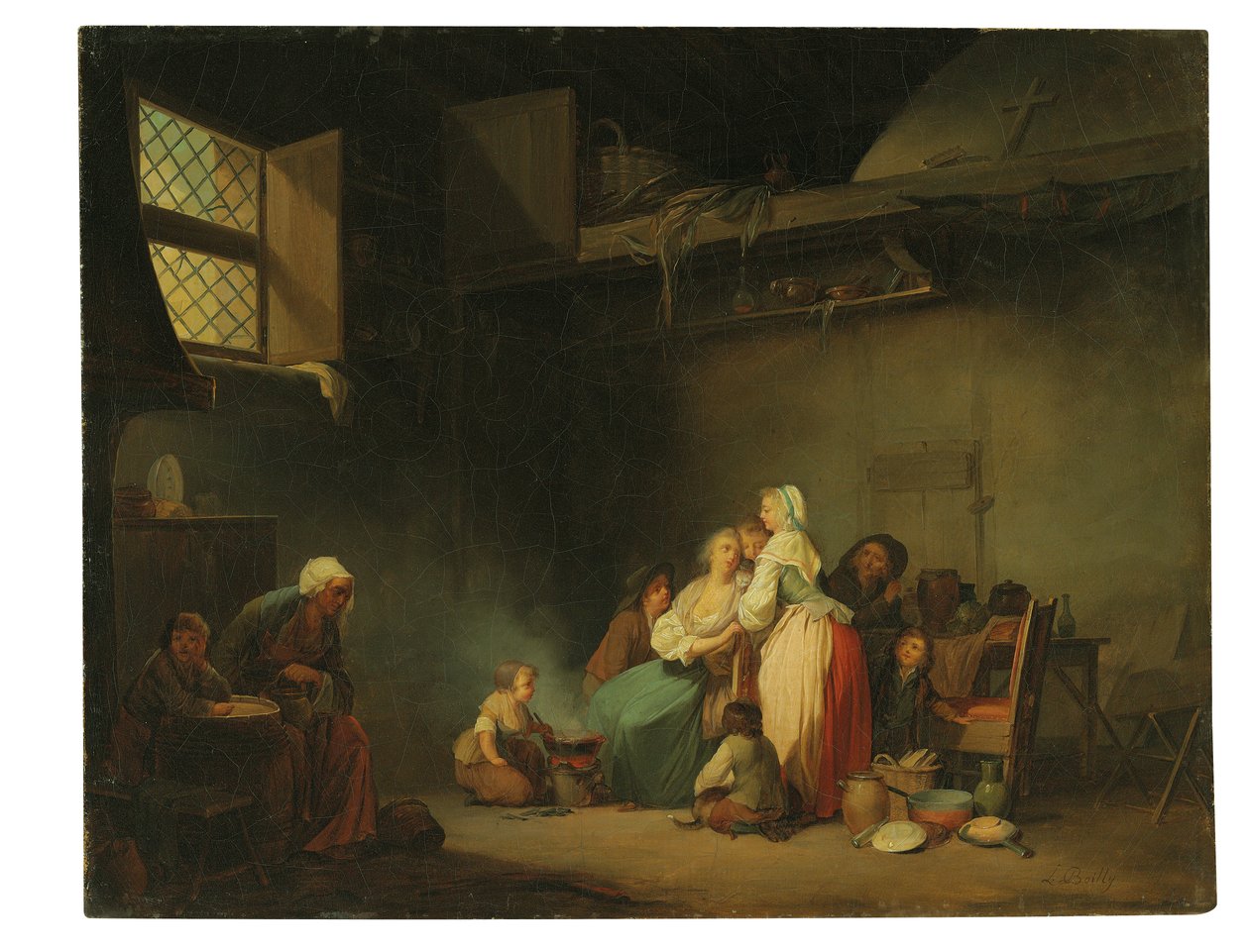 Soppa till katterna av Louis Leopold Boilly