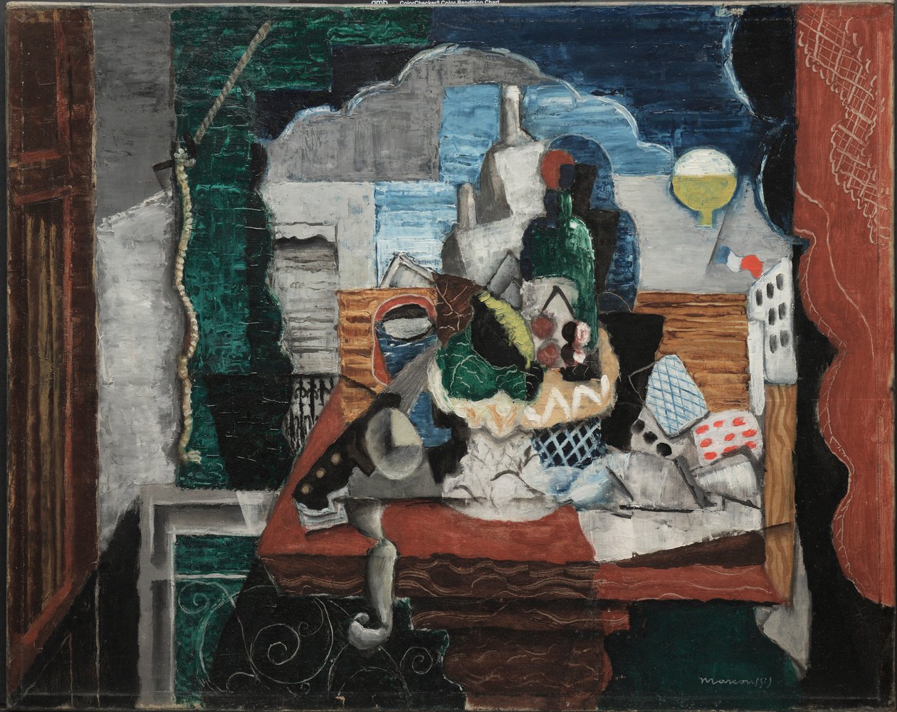Nattcafé av Louis Marcoussis