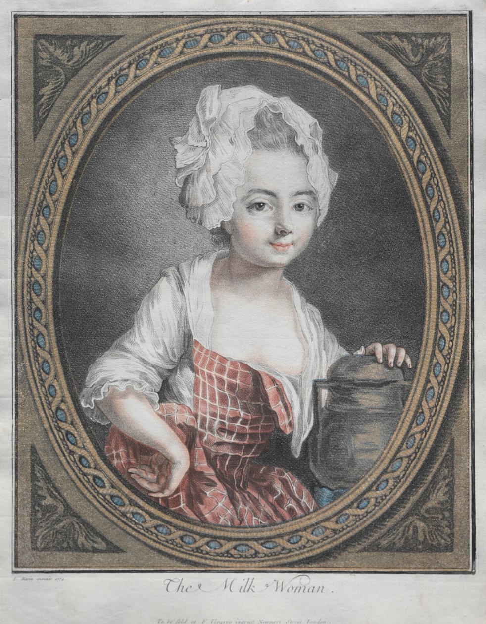 Mjölkkvinnan av Louis Marin Bonnet