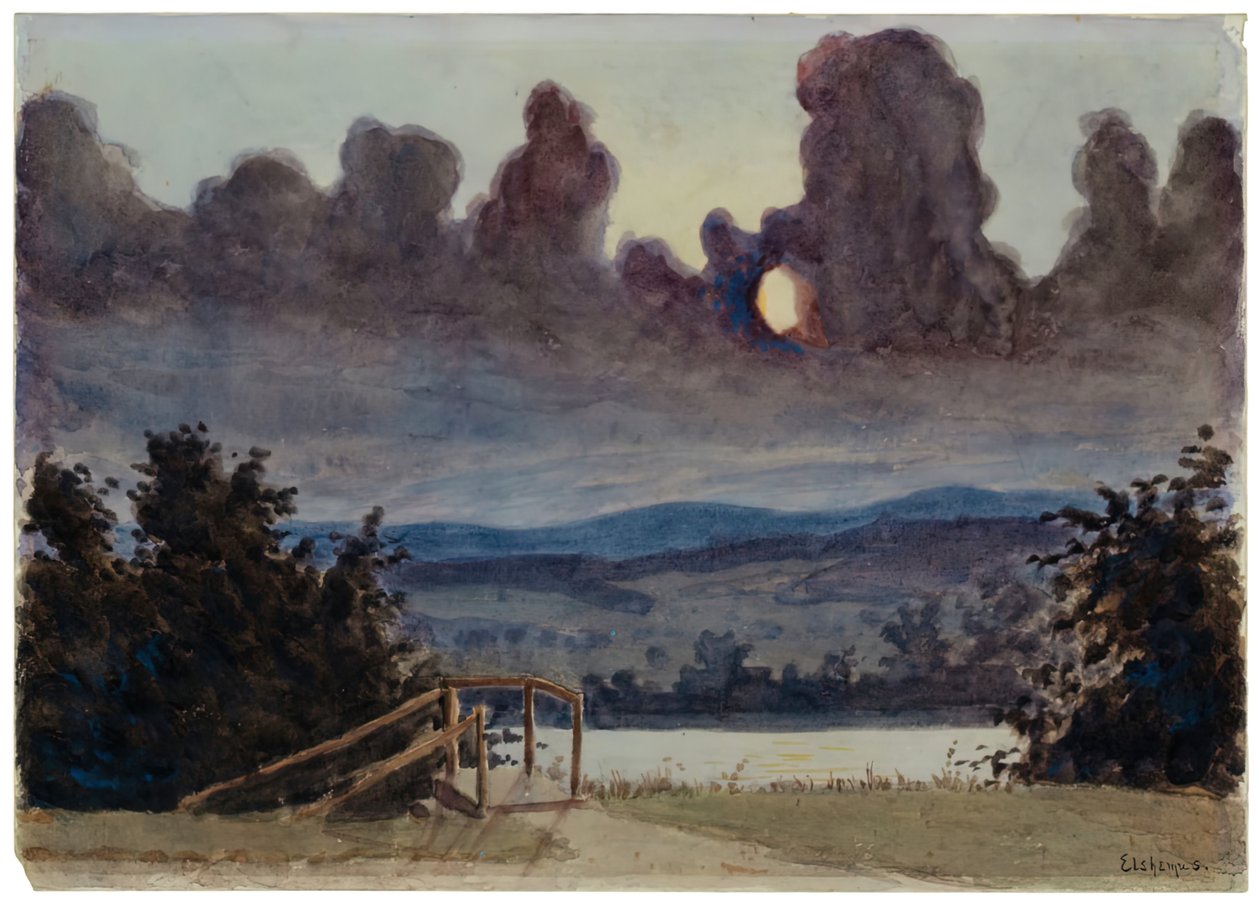 Mörka moln, ca. 1901. av Louis Michel Eilshemius