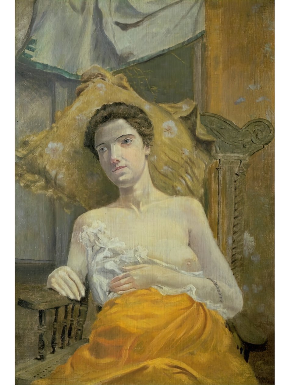 Mor Bereft, c. 1890. av Louis Michel Eilshemius