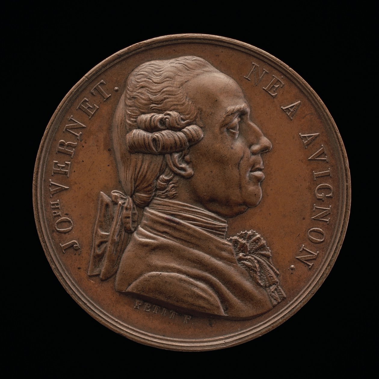 Claude-Joseph Vernet, 1714-1789, målare [framsidan], 1826. av Louis Michel Petit