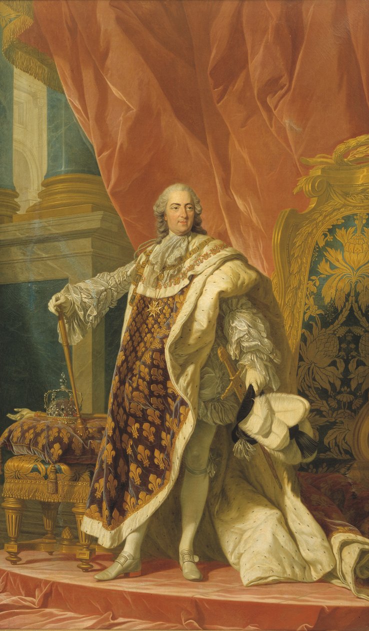 Ludvig XV av Frankrike (1710-1774) av Louis Michel van Loo