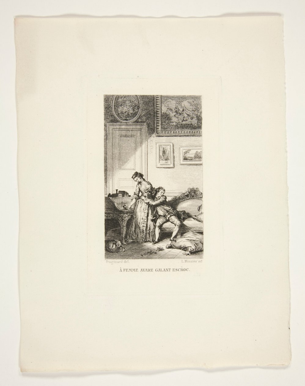 En girig fru Galant Escroe av Louis Monzies