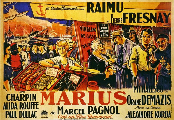 Marius affisch av Louis Ollier