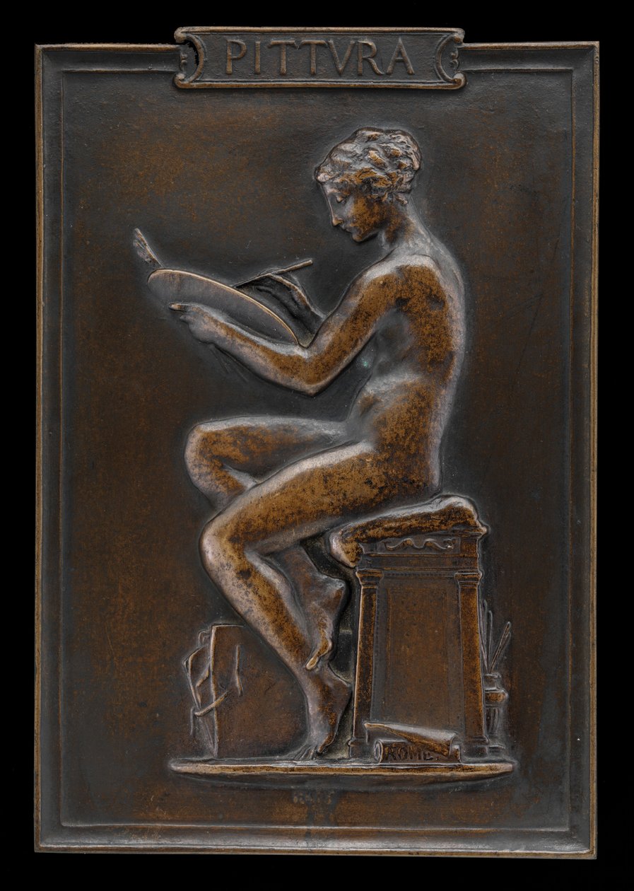 Målning Målning, 1879. av Louis Oscar Roty