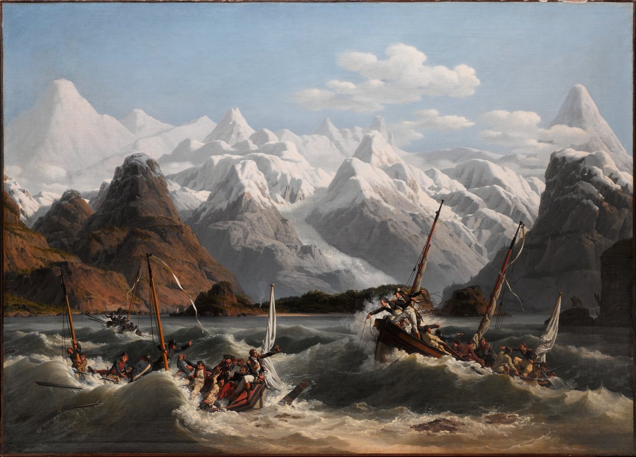 Skeppsbrott utanför Alaskas kust av Louis Philippe Crepin