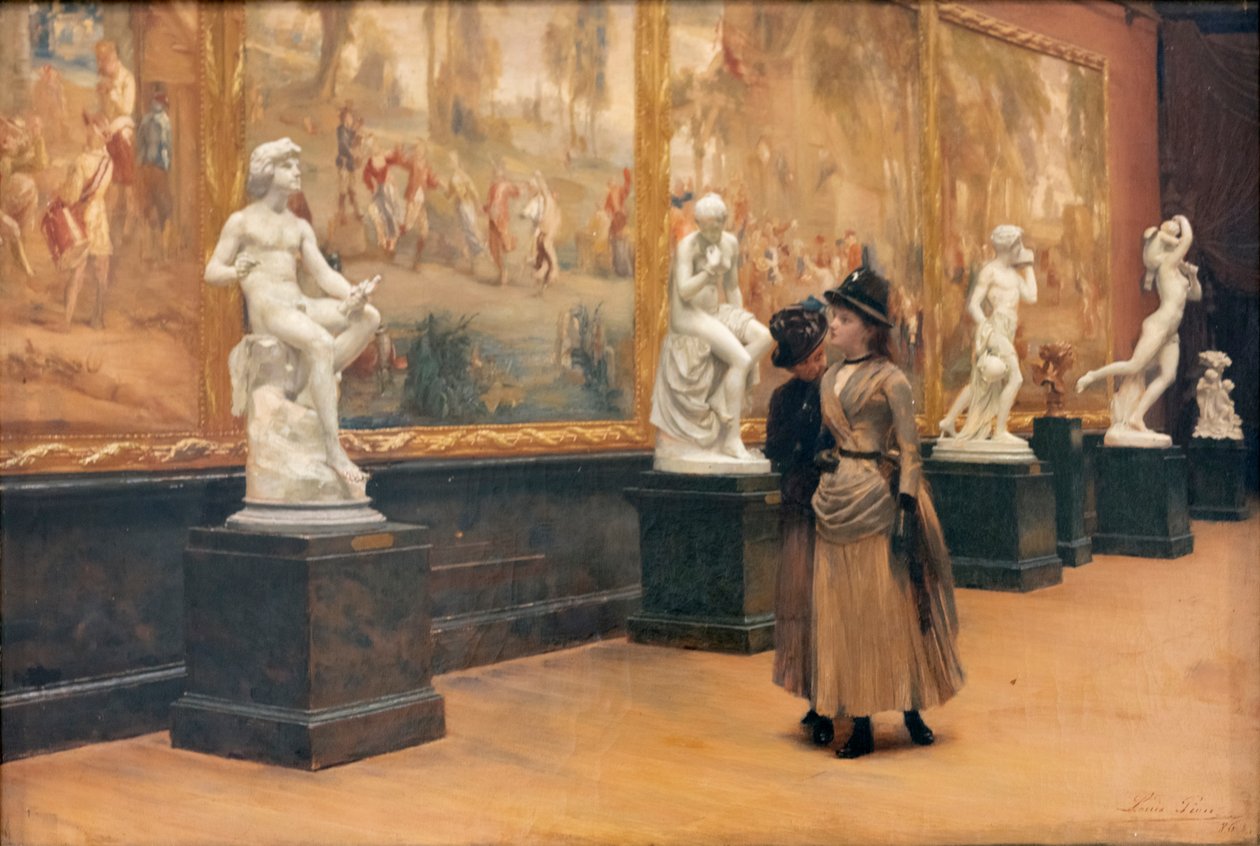 Besök på museet av Louis Pion