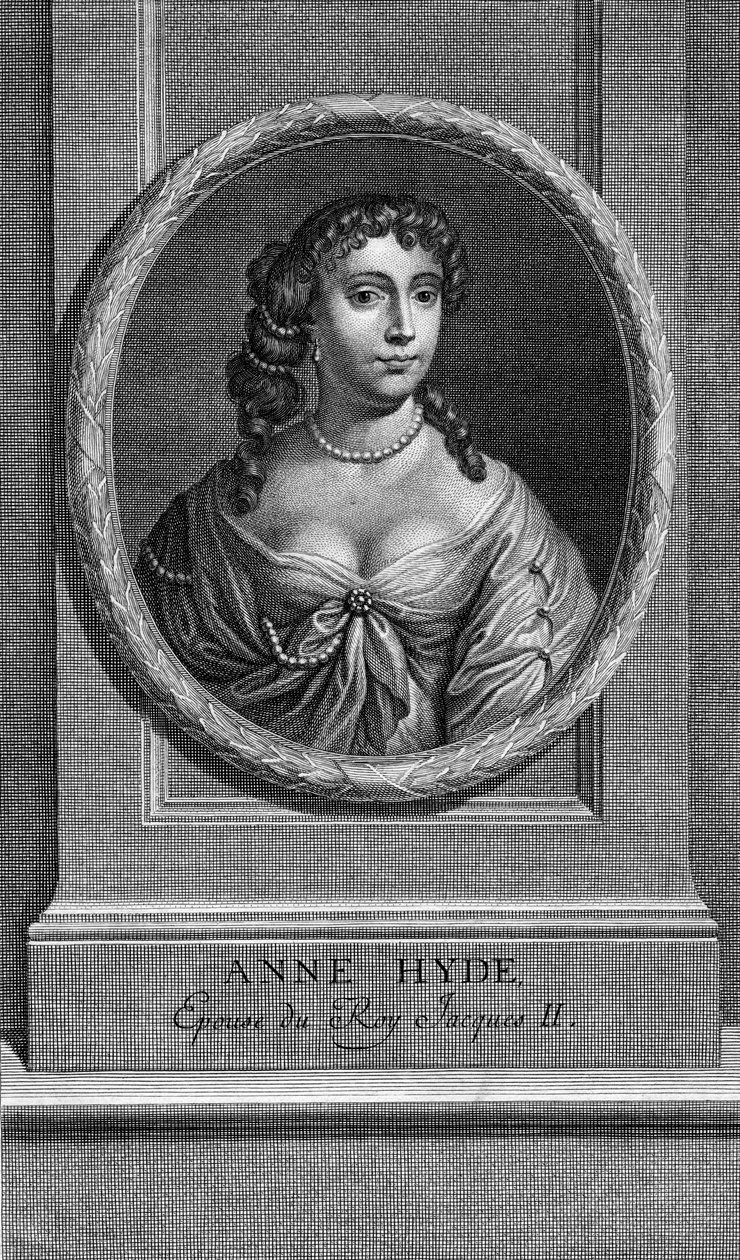 Lady Anne Hyde, c1700-1720. av Louis Simmoneau