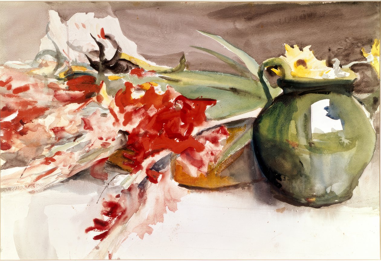 Gladiolusbukett av Louis Soutter