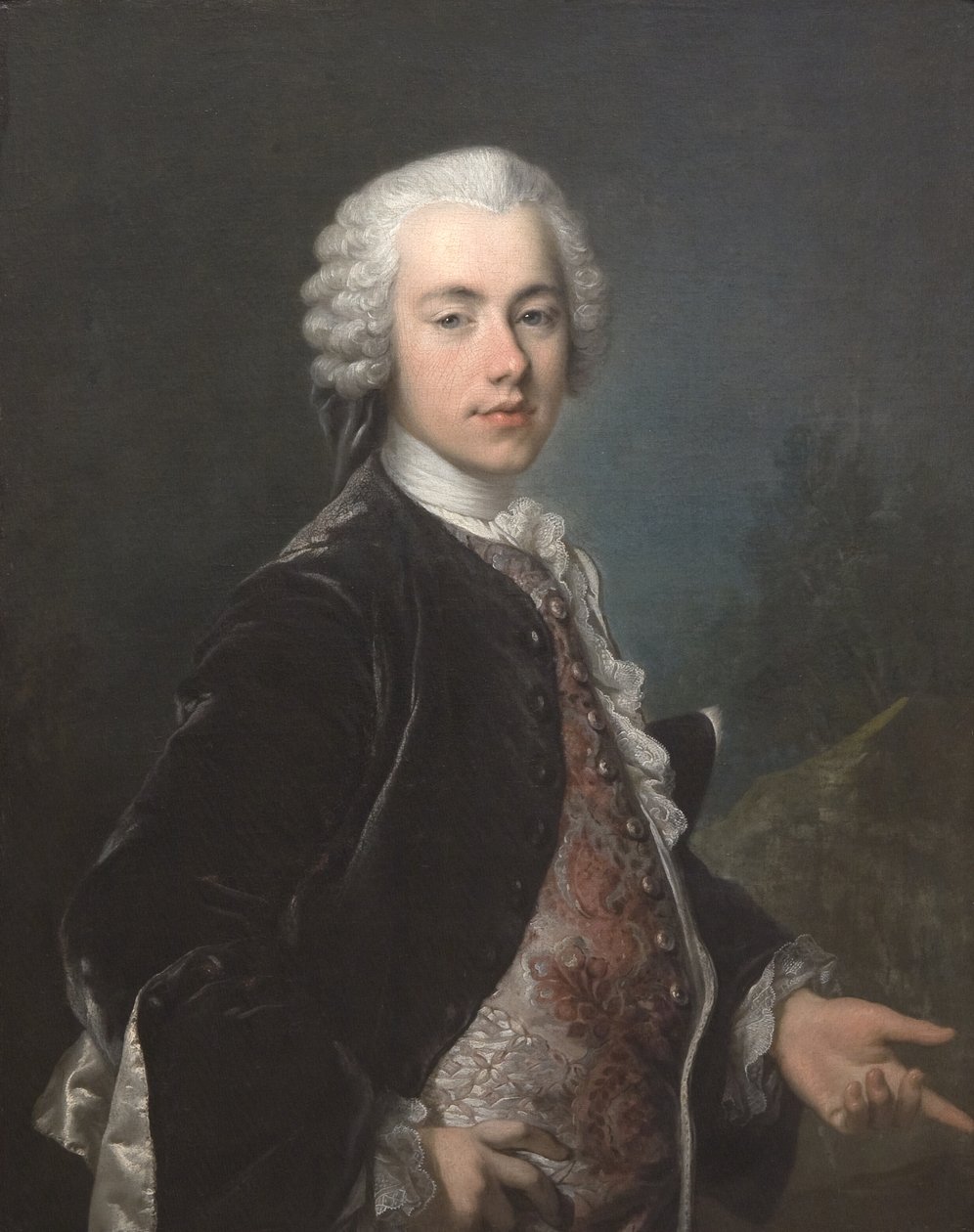 Porträtt av Frederik Berregaard av Louis Tocqué