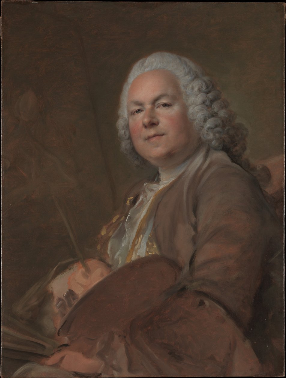 Porträtt av Jean-Marc Nattier av Louis Tocqué