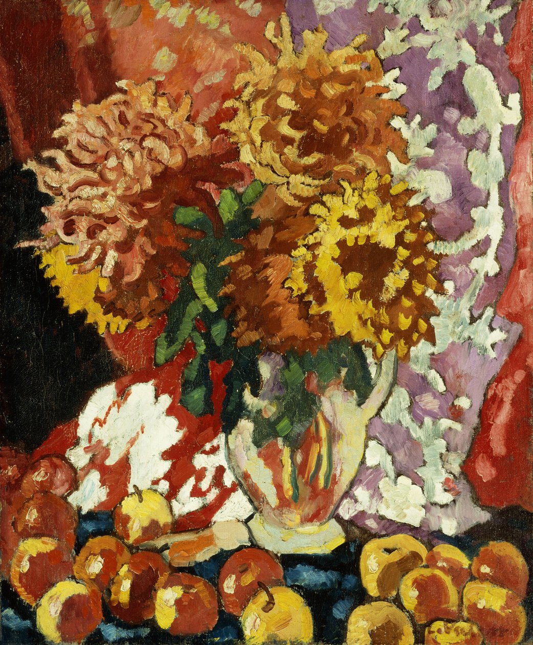 Blommor och äpplen; Blommor och äpplen av Louis Valtat