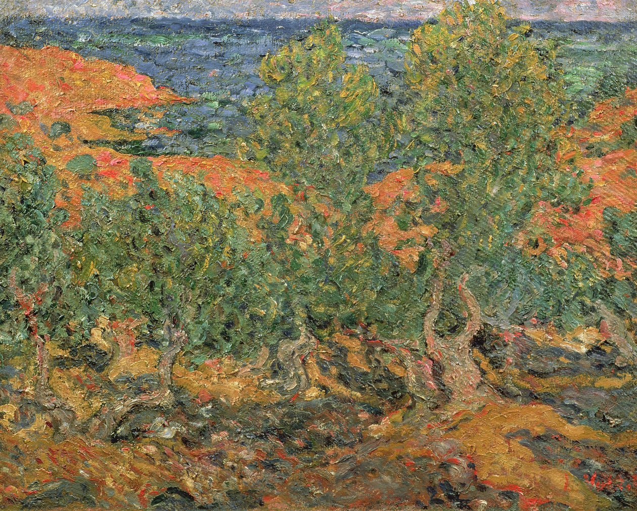 Ochre Rocks av Louis Valtat