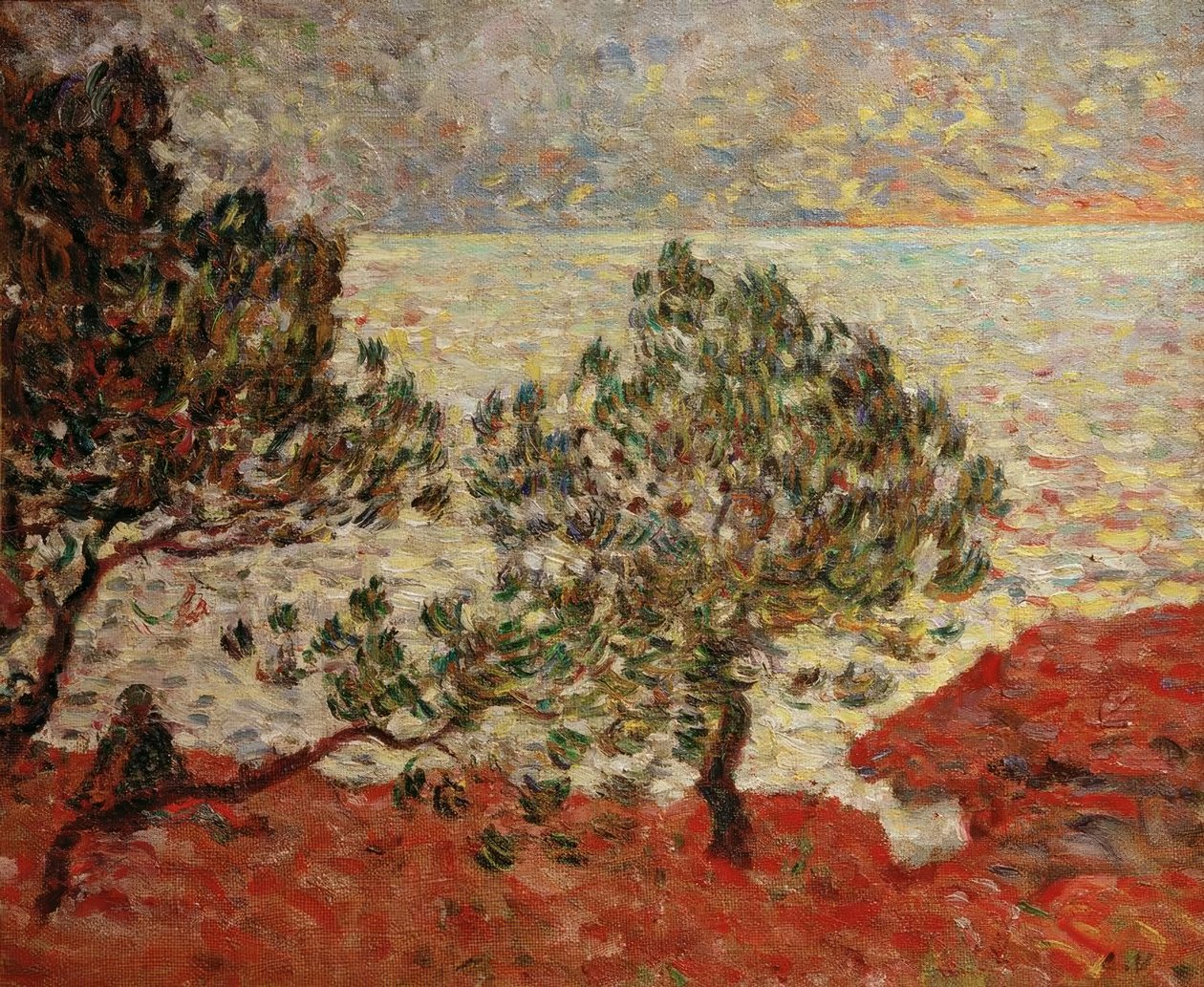 Agay landskap av Louis Valtat