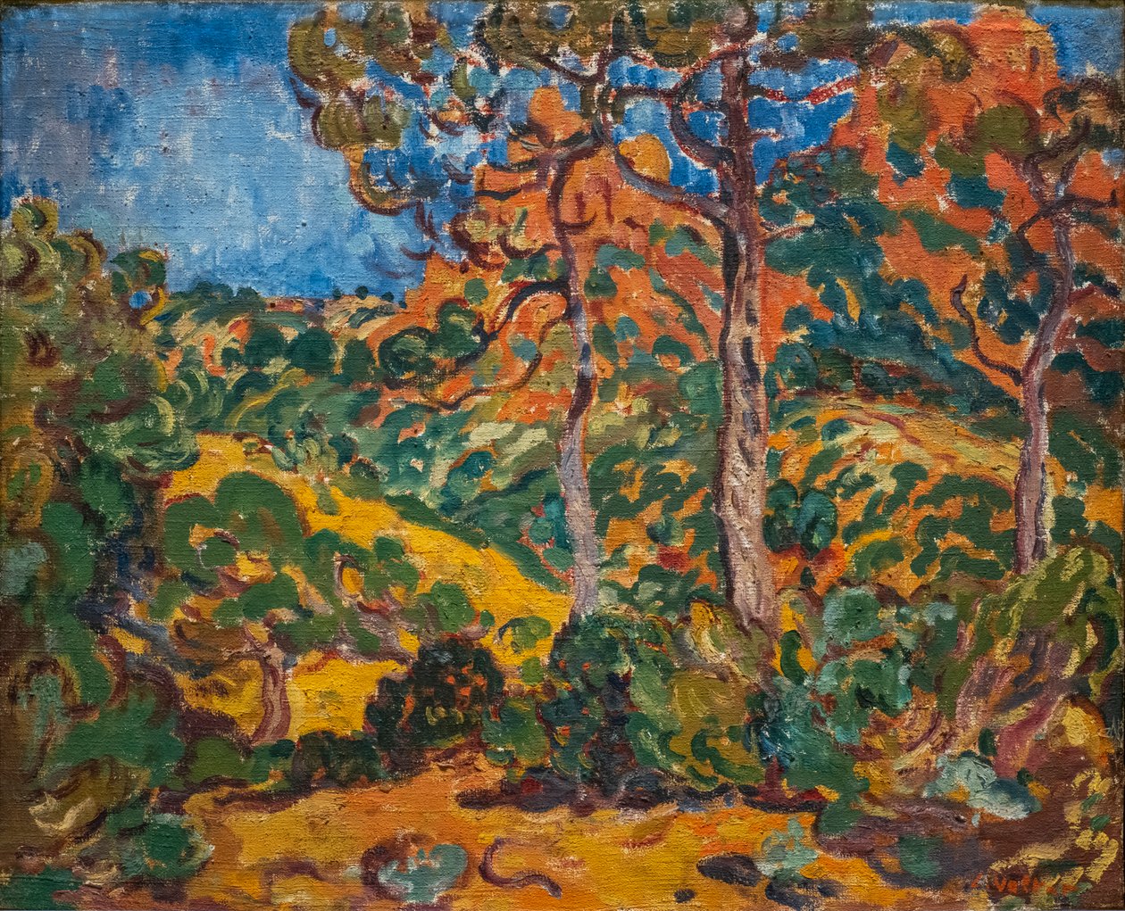 Solljus under träden av Louis Valtat