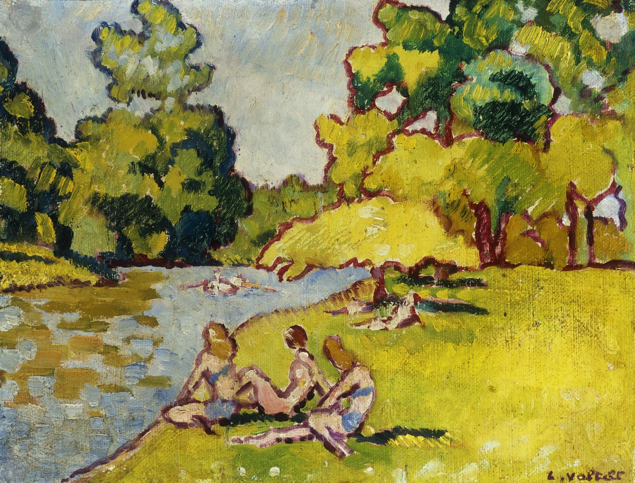 Badgästerna; Simmare av Louis Valtat